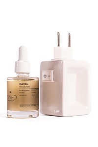 Kit Difusor Elétrico + Essência Concentrada de Bambu (30ml)