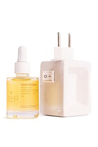 Kit Difusor Elétrico + Essência Concentrada de Limão Siciliano (30ml)
