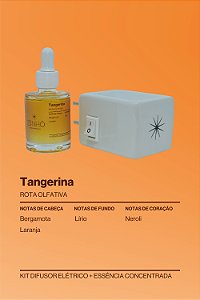 Kit Difusor Elétrico + Essência Concentrada de Tangerina (30ml)