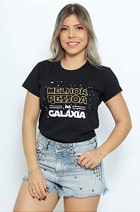 T Shirt Melhor Pessoa da Galáxia