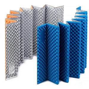 Isolante Termico Dobravel Egg Crate Cor:Azul