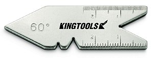 Escantilhão Para medições de perfis com ângulo de 60° Código 600.081 Kingtools