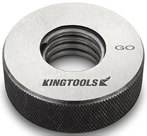 Calibrador de Rosca Tipo Anel Lado Passa Rosca Whitworth Grossa 1/2" BSW Código AP 1/2 BSW Kingtools