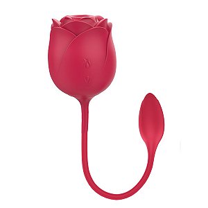 (S389) Rosa Immortal Flowers Vibradora e Sugadora - Dibe