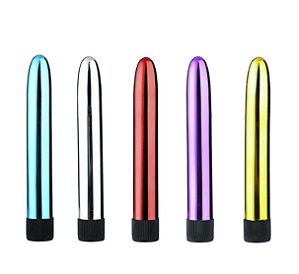 (LB6003) Vibrador Personal Liso - À Pilha - Cores Sortidas