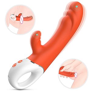 (LB6048) Vibrador Spray com Estimulador de Clitóris