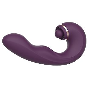 (JDY231-3) Vibrador Penetrável com Bolinha Pulsadora para Clitóris - 3 Cores