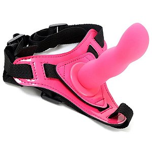 (LB6103) Cinta com Prótese Peniana Lisa BDSM - 3 Cores