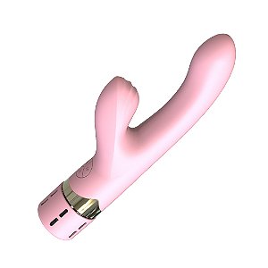 (A99009) Vibrador com Estimulador de Clitóris e Furo para Ejaculação