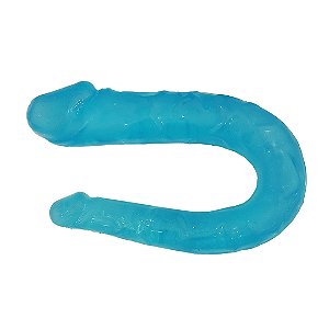 (LB7037) Prótese em Jelly Dupla Penetração