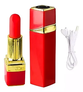 (LB7042) Batom Vibratório Recarregável - Cor Sortida