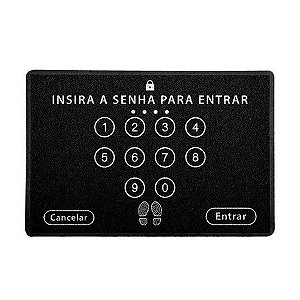 Capacho 60x40 cm -  Senha Numerica