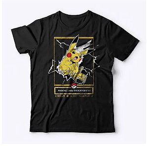 Camiseta Choque do Trovão - Preta