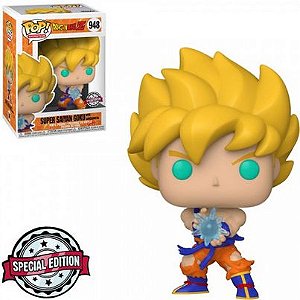 Funko Pop - DBZ Super Saiyan Goku with Kamehameha - 948 - Glow in the Dark - SE
