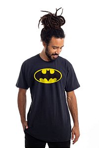 Camiseta Batman Logo Clássico - Preta