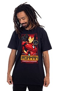Camiseta Marvel - Homem de Ferro Class - Preta