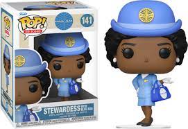 Funko Pop Pan Am Stewardess With Blue Bag 141