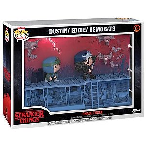 Funko Pop! Television - Stranger Things - Dustin, Eddie e Demobats -#05