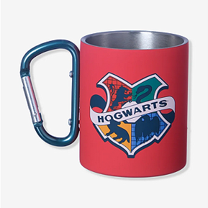 Caneca Mosquetão 300ml - Harry Potter - Hogwarts