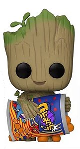 Funko Pop! Marvel -  Groot With Cheese Puffs #1196