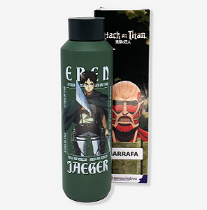 Garrafa Acqua 600ML Eren Jaeger - Attack on Titan