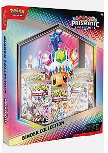 Pokemon Prismatic Evolutions ( Evoluções Prismáticas )Binder Collection - VERSÃO AMERICANA