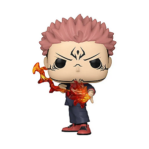 Boneco Funko Pop! Jujutsu Kaisen - Sukuna com Flecha de Fogo
