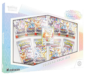 Carta Pokemon Box Arco Iris Evoluções Prismáticas - Copag