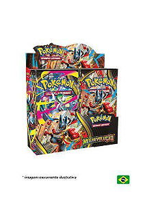 Booster Box Display Pokémon Megaevolução - Caixa Lacrada Com 36 Boosters (216 Cartas) Copag