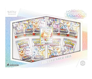 Box Pokémon EV8.5 Coleção Arco-íris - Pokémon TCG - Copag