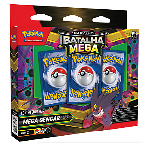 Baralho Pré Construído - Baralho Batalha Rivais - Mega Gengar ex