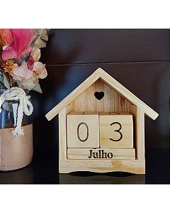 Calendário casinha