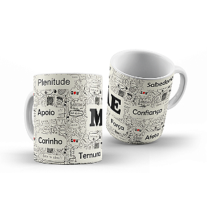 CANECA FRASES MÃE