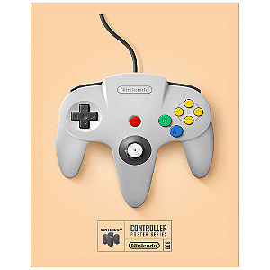 QUADRO DE METAL M - CONTROLLER NINTENDO 64