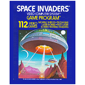 QUADRO DE METAL M - SPACE INVADERS