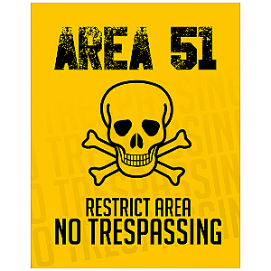 QUADRO DE METAL M - AREA 51
