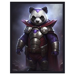 QUADRO DE METAL G - SUPER PET PANDA