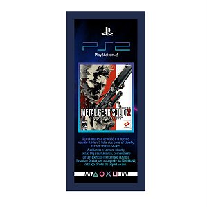 QUADRO DE METAL P - METAL GEAR SOLID 2