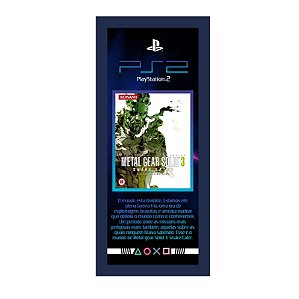 QUADRO DE METAL P - METAL GEAR SOLID 3