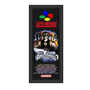QUADRO DE METAL P - MIGHTY MORPHIN POWER RANGERS