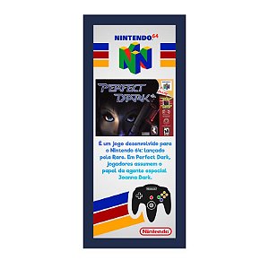 QUADRO DE METAL P - PERFECT DARK