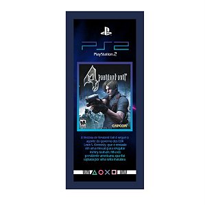 QUADRO DE METAL P - RESIDENT EVIL 4
