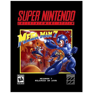QUADRO DE METAL M - MEGA MAN 7