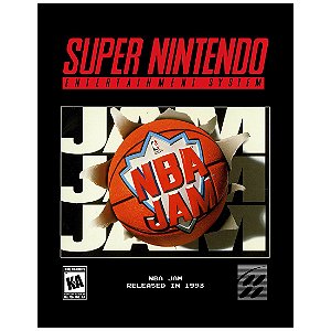 QUADRO DE METAL M - NBA JAM