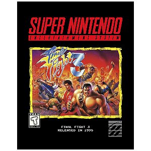 QUADRO DE METAL G - FINAL FIGHT 3