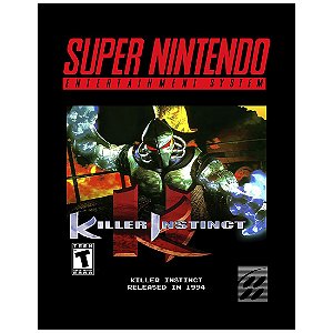 QUADRO DE METAL G - KILLER INSTINCT