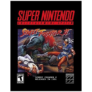 QUADRO DE METAL G - STREET FIGHTER II