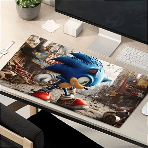 MOUSEPAD GAMER ESPINHOSO AZULADO NA CIDADE