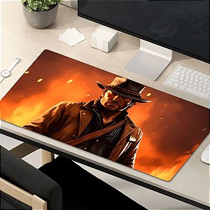MOUSEPAD GAMER PISTOLEIRO NO FAROESTE