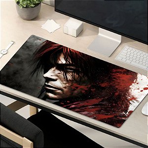 MOUSEPAD GAMER SAMURAI IMPIEDOSO SANGUINARIO